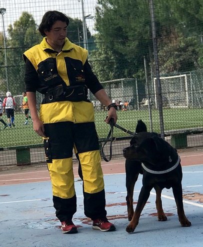 Tuta protettiva per gare sportive e
mostre canine