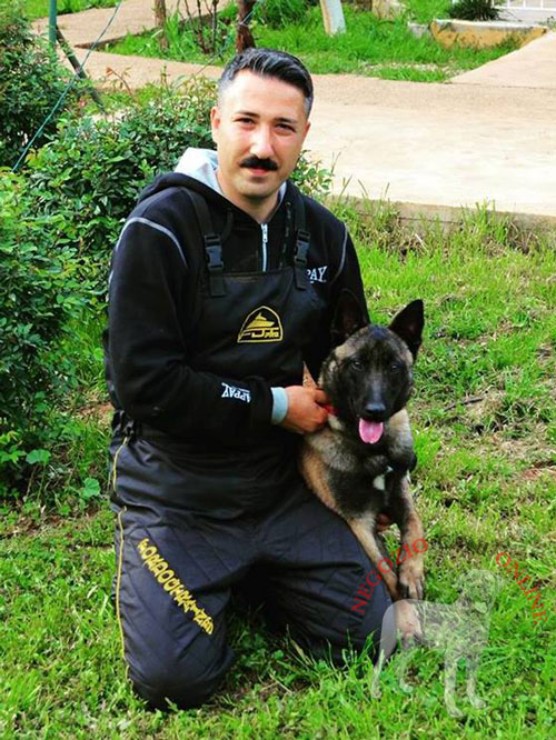 Pantaloni protettivi per lavoro con cani