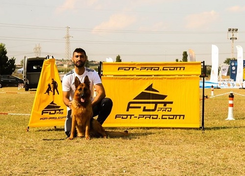 Salto regolabile per addestramento del cane