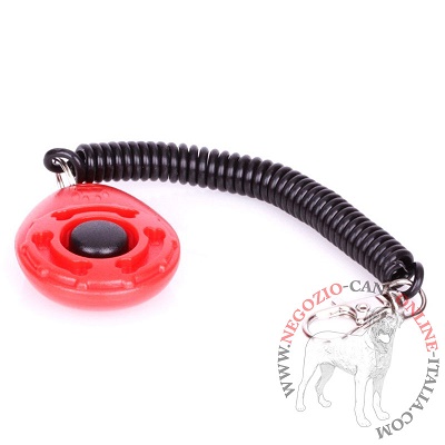 Clicker rosso per addestramento del cane