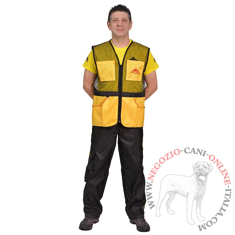 Gilet Da Addestramento Per Cani: Gilet Unisex Per Addestratori Di Cani Con Tasche - Italia
