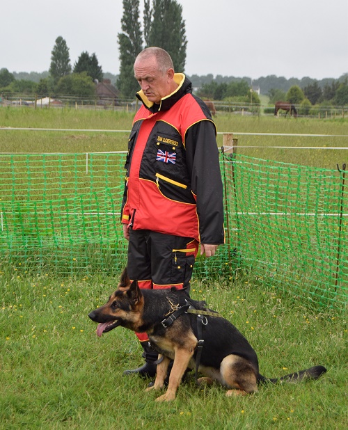 Tuta protettiva per lavoro con cane