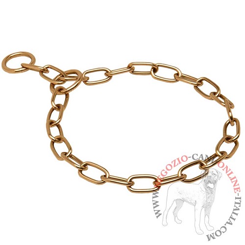 Collare a catena in curogan Salva Pelo per cani