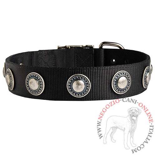 Collare in nylon decorato Exotic & Classic per Rottweiler