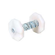 Riportello in legno con avvolgimento e dischi bianchi, 650 gr Riportello in legno con avvolgimento e dischi bianchi, 650 gr