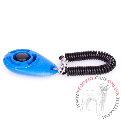 Clicker con moschettone per addestramento del cane