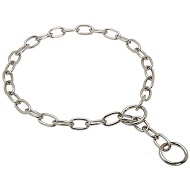 Collare a catena in acciaio cromato "Excellent Chain", 3,2 mm