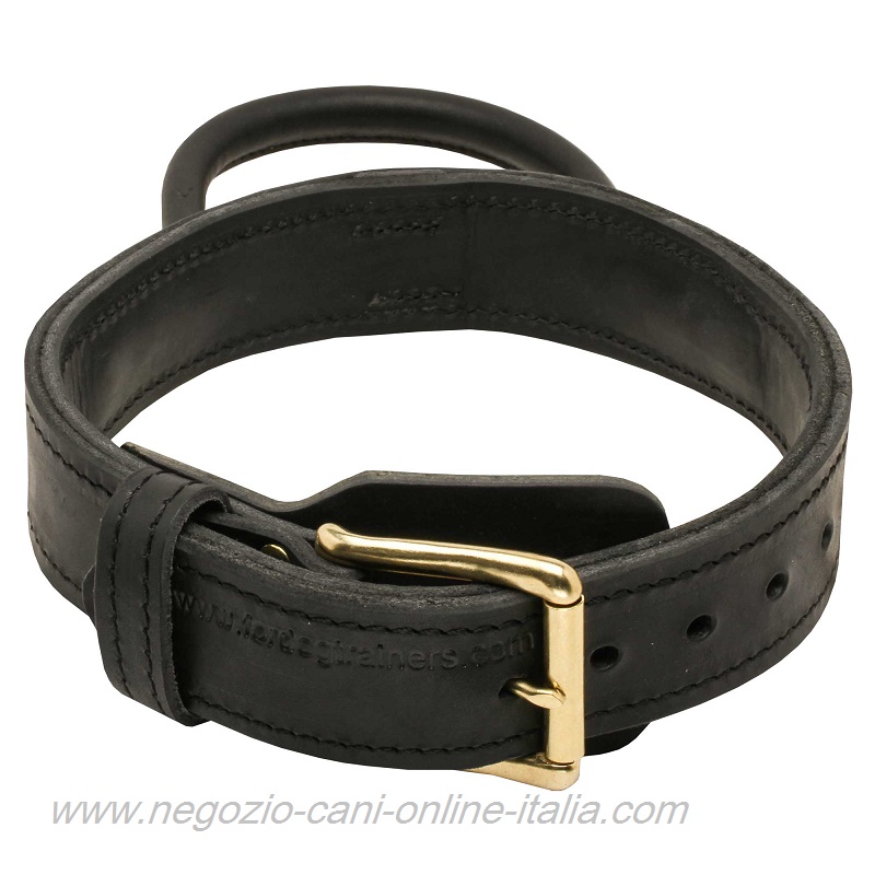 COLLARE PER CANI FODERATO CON CAMPANELLO mm 12x330 al miglior prezzo online.