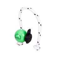 Palla Top-Matic Fun-Ball Mini verde con clip magnetica nera