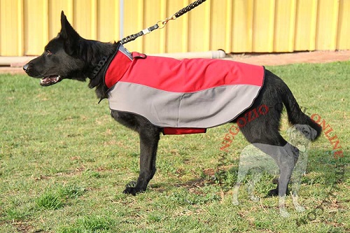 Cappottino impermeabile per Pastore Tedesco "Raincoat Cape" - Clicca l'immagine per chiudere