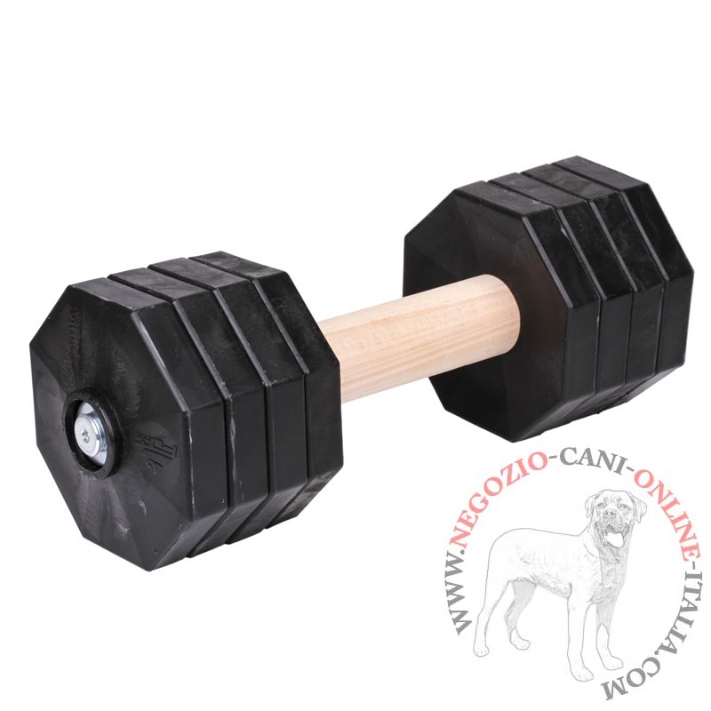 Manubrio in legno con dischi neri "Play up", 2 kg - Clicca l'immagine per chiudere