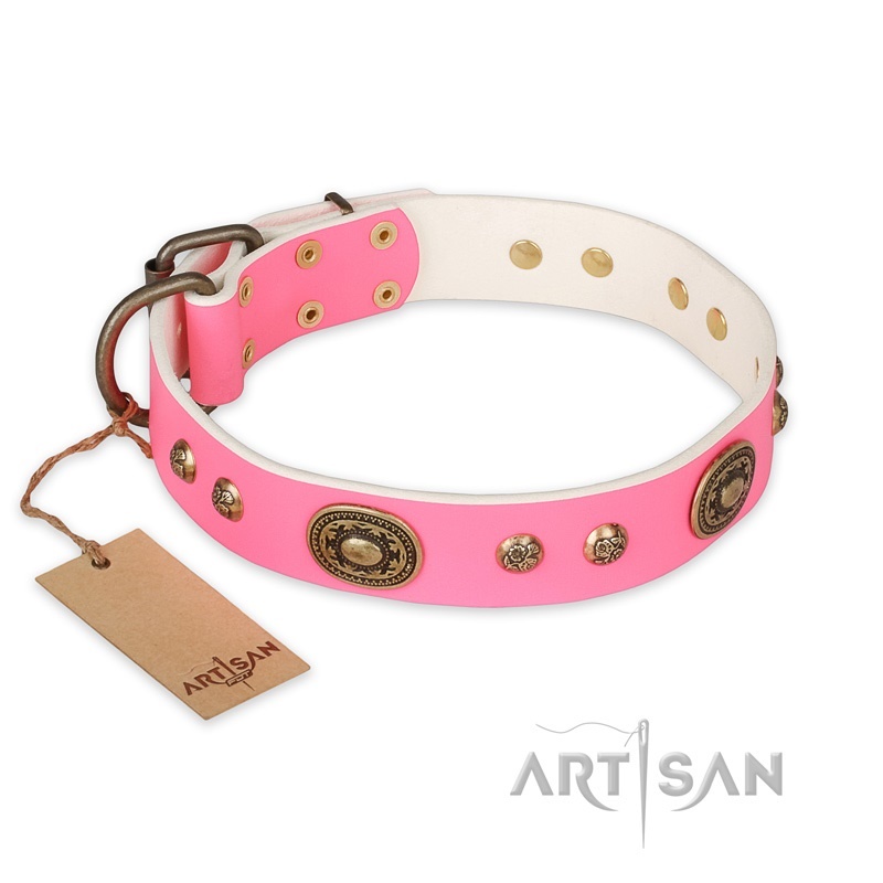 FDT Artisan - Collare rosa "Sensational Beauty" per cane - Clicca l'immagine per chiudere