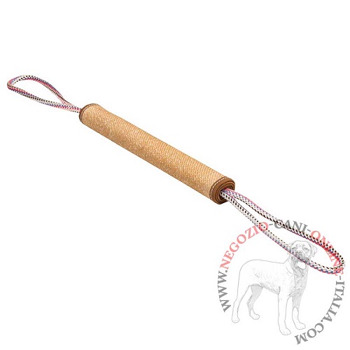 Riporto da mordere a rullo con due maniglie per cane - Clicca l'immagine per chiudere