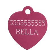 Medaglietta "My heart" con incisione personalizzata per cane Medaglietta "My heart" con incisione personalizzata per cane
