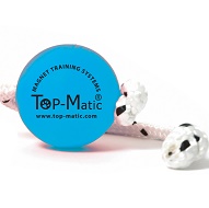 Pallina magnetica Top-Matic "Fun-Ball" SOFT blu, diametro 6,8 cm