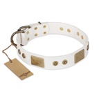 FDT Artisan - Collare bianco "Unforgettable Impress" per cane