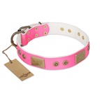 FDT Artisan - Collare di colore rosa "Pink World" per cane