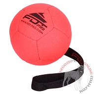 Pallina rossa in similpelle gonfiata per cane, 12 cm di diametro Pallina rossa in similpelle gonfiata per cane, 12 cm di diametro