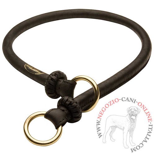 Collare in vera pelle Holy Simplicity per Malinois, 12 mm